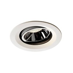 NUMINOS® MOVE DL M vnitřní LED zápustné stropní svítidlo bílá/chrom 4000 K 40° otočné a výkyvné - BIG WHITE (SLV) Obrázek pro produkt NUMINOS® MOVE DL M vnitřní LED zápustné stropní svítidlo bílá/chrom 4000 K 40° otočné a výkyvné - BIG WHITE (SLV)