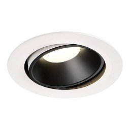 NUMINOS® MOVE DL XL vnitřní LED zápustné stropní svítidlo bílá/černá 4000 K 20° otočné a výkyvné - BIG WHITE (SLV) Obrázek pro produkt NUMINOS® MOVE DL XL vnitřní LED zápustné stropní svítidlo bílá/černá 4000 K 20° otočné a výkyvné - BIG WHITE (SLV)