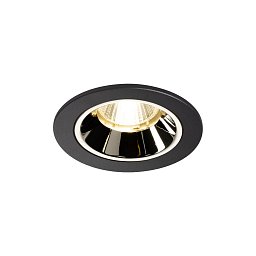 NUMINOS® DL S vnitřní LED zápustné stropní svítidlo černá/chrom 3000 K 40° včetně listových pružin - BIG WHITE (SLV) Obrázek pro produkt NUMINOS® DL S vnitřní LED zápustné stropní svítidlo černá/chrom 3000 K 40° včetně listových pružin - BIG WHITE (SLV)