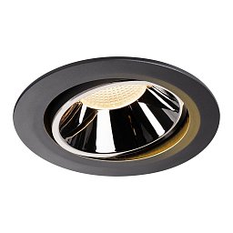 NUMINOS® MOVE DL XL vnitřní LED zápustné stropní svítidlo černá/chrom 2700 K 40° otočné a výkyvné - BIG WHITE (SLV) Obrázek pro produkt NUMINOS® MOVE DL XL vnitřní LED zápustné stropní svítidlo černá/chrom 2700 K 40° otočné a výkyvné - BIG WHITE (SLV)