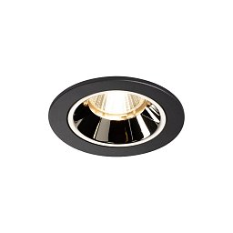 NUMINOS® DL S vnitřní LED zápustné stropní svítidlo černá/chrom 2700 K 20° včetně listových pružin - BIG WHITE (SLV) Obrázek pro produkt NUMINOS® DL S vnitřní LED zápustné stropní svítidlo černá/chrom 2700 K 20° včetně listových pružin - BIG WHITE (SLV)