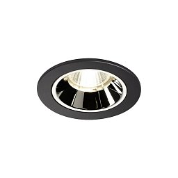 NUMINOS® DL S vnitřní LED zápustné stropní svítidlo černá/chrom 4000 K 20° včetně listových pružin - BIG WHITE (SLV) Obrázek pro produkt NUMINOS® DL S vnitřní LED zápustné stropní svítidlo černá/chrom 4000 K 20° včetně listových pružin - BIG WHITE (SLV)