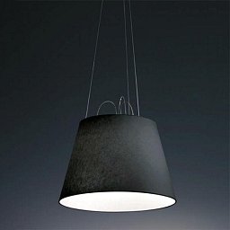 Difuzor saténová černá ø 520 mm Tolomeo Mega Suspension - ARTEMIDE Obrázek pro produkt Difuzor saténová černá ø 520 mm Tolomeo Mega Suspension - ARTEMIDE