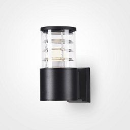 Nástěnné svítidlo Bronx 60W IP54 černý hliník čiré sklo E27 - MAYTONI Obrázek pro produkt Nástěnné svítidlo Bronx 60W IP54 černý hliník čiré sklo E27 - MAYTONI