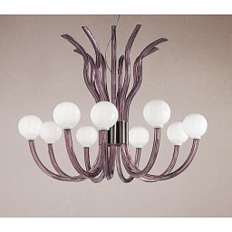 VÝPRODEJ VZORKU - Závěsné svítidlo MODA 9x G9 40W kartáčovaný zlatý kov + čiré sklo - SYLCOM Obrázek pro produkt VÝPRODEJ VZORKU - Závěsné svítidlo MODA 9x G9 40W kartáčovaný zlatý kov + čiré sklo - SYLCOM