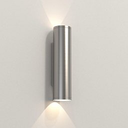 Venkovní nástěnné svítidlo Ava 300 Coastal 2x6W GU10 kartáč. ocel - ASTRO Lighting Obrázek pro produkt Venkovní nástěnné svítidlo Ava 300 Coastal 2x6W GU10 kartáč. ocel - ASTRO Lighting