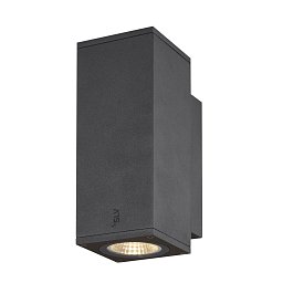 ENOLA SQUARE UP/DOWN S Outdoor, nástěnné LED svítidlo, antracitové - BIG WHITE (SLV) Obrázek pro produkt ENOLA SQUARE UP/DOWN S Outdoor, nástěnné LED svítidlo, antracitové - BIG WHITE (SLV)