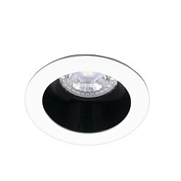 KLAK ROUND fixed vestavné svítidlo GU10 černá/bílá - CENTURY Obrázek pro produkt KLAK ROUND fixed vestavné svítidlo GU10 černá/bílá - CENTURY