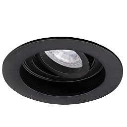 KLAK ROUND XL vestavné nastavitelné svítidlo GU10 černá - CENTURY Obrázek pro produkt KLAK ROUND XL vestavné nastavitelné svítidlo GU10 černá - CENTURY