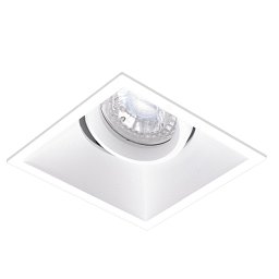 KLAK SQUARE CONICAL vestavné nastavitelné svítidlo GU10 bílá - CENTURY Obrázek pro produkt KLAK SQUARE CONICAL vestavné nastavitelné svítidlo GU10 bílá - CENTURY