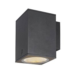 ENOLA SQUARE L single Outdoor, nástěnné LED svítidlo, antracitové, CCT 3000/4000K - BIG WHITE (SLV) Obrázek pro produkt ENOLA SQUARE L single Outdoor, nástěnné LED svítidlo, antracitové, CCT 3000/4000K - BIG WHITE (SLV)