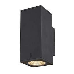 ENOLA SQUARE UP/DOWN M venkovní LED nástěnné přisazené svítidlo antracit - BIG WHITE (SLV) Obrázek pro produkt ENOLA SQUARE UP/DOWN M venkovní LED nástěnné přisazené svítidlo antracit - BIG WHITE (SLV)