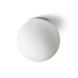 BOLLY 26 stropní opálové sklo/chrom 230V E27 15W IP44 - RED - DESIGN RENDL Obrázek pro produkt BOLLY 26 stropní opálové sklo/chrom 230V E27 15W IP44 - RED - DESIGN RENDL