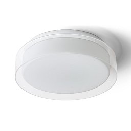 VENICE LED 30 stropní čiré sklo/opálové sklo/chrom 230V LED 12W IP44 3000K - RED - DESIGN RENDL Obrázek pro produkt VENICE LED 30 stropní čiré sklo/opálové sklo/chrom 230V LED 12W IP44 3000K - RED - DESIGN RENDL