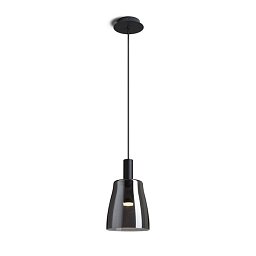 BELLINI M LED závěsná černá kouřové sklo 230V LED 5W 30° 3000K - RED - DESIGN RENDL Obrázek pro produkt BELLINI M LED závěsná černá kouřové sklo 230V LED 5W 30° 3000K - RED - DESIGN RENDL