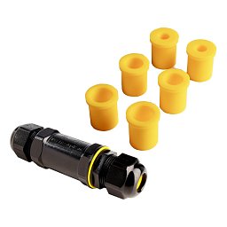 Deko-Light Outdoor Multi kabelová spojka pro 2 kabel 4-14 mm, 2-5 Adern 0.5-4 mm², max. 450V AC/24A - LIGHT IMPRESSIONS Obrázek pro produkt Deko-Light Outdoor Multi kabelová spojka pro 2 kabel 4-14 mm, 2-5 Adern 0.5-4 mm², max. 450V AC/24A - LIGHT IMPRESSIONS