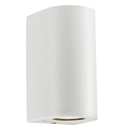 Venkovní nástěnné svítidlo Canto Maxi 2 2x28W GU10 bílá čirá - NORDLUX Obrázek pro produkt Venkovní nástěnné svítidlo Canto Maxi 2 2x28W GU10 bílá čirá - NORDLUX