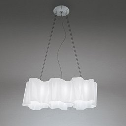 Logico závěsné 3 In Linea - fumé difuzor - ARTEMIDE Obrázek pro produkt Logico závěsné 3 In Linea - fumé difuzor - ARTEMIDE