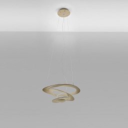 Pirce Micro závěsné LED - 3000K - zlatá - ARTEMIDE Obrázek pro produkt Pirce Micro závěsné LED - 3000K - zlatá - ARTEMIDE