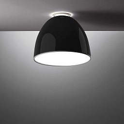 Nur Mini Gloss LED - stropní - černá - ARTEMIDE Obrázek pro produkt Nur Mini Gloss LED - stropní - černá - ARTEMIDE