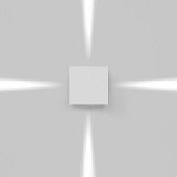 Effetto 14 čtverec 4 narrow beams šedá bílá - ARTEMIDE Obrázek pro produkt Effetto 14 čtverec 4 narrow beams šedá bílá - ARTEMIDE