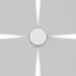 Effetto kruh 4 narrow beams šedá bílá - ARTEMIDE Obrázek pro produkt Effetto kruh 4 narrow beams šedá bílá - ARTEMIDE
