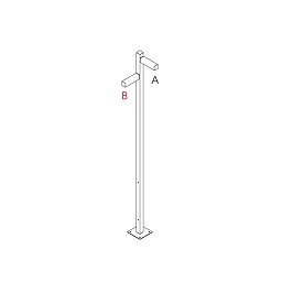 Walking - stojna 2500 - 2x90° hlavy - A 90h + B 60h - ARTEMIDE Obrázek pro produkt Walking - stojna 2500 - 2x90° hlavy - A 90h + B 60h - ARTEMIDE