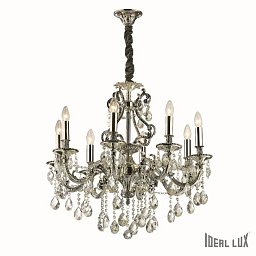 Závěsné svítidlo Ideal Lux Gioconda SP8 argento 044934 - IDEALLUX Obrázek pro produkt Závěsné svítidlo Ideal Lux Gioconda SP8 argento 044934 - IDEALLUX