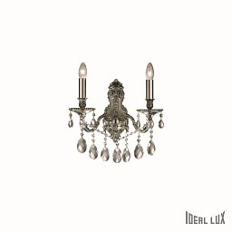 Nástěnné svítidlo Ideal Lux Gioconda AP2 argento 044910 - IDEALLUX Obrázek pro produkt Nástěnné svítidlo Ideal Lux Gioconda AP2 argento 044910 - IDEALLUX