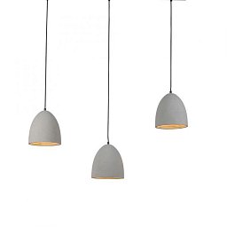 ETON Závěsné svítidlo beton 3x E27 40W - PAUL NEUHAUS Obrázek pro produkt ETON Závěsné svítidlo beton 3x E27 40W - PAUL NEUHAUS
