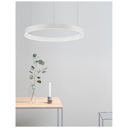 Závěsné svítidlo MOTIF bílý hliník a akryl LED 40W 230V 3000K IP20 stmívatelné - NOVA LUCE Obrázek pro produkt Závěsné svítidlo MOTIF bílý hliník a akryl LED 40W 230V 3000K IP20 stmívatelné - NOVA LUCE