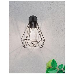 Venkovní nástěnné svítidlo ISIDORA černý litý hliník čiré sklo E27 1x12W 220-240V IP54 bez žárovky - NOVA LUCE Obrázek pro produkt Venkovní nástěnné svítidlo ISIDORA černý litý hliník čiré sklo E27 1x12W 220-240V IP54 bez žárovky - NOVA LUCE