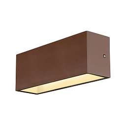 SITRA L WL UP/DOWN venkovní LED nástěnné přisazené svítidlo rezavé CCT switch 3000/4000 K - BIG WHITE (SLV) Obrázek pro produkt SITRA L WL UP/DOWN venkovní LED nástěnné přisazené svítidlo rezavé CCT switch 3000/4000 K - BIG WHITE (SLV)