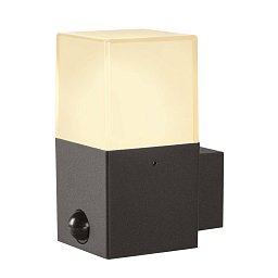 GRAFIT E27 square Sensor nástěnné přisazené svítidlo antracit - BIG WHITE (SLV) Obrázek pro produkt GRAFIT E27 square Sensor nástěnné přisazené svítidlo antracit - BIG WHITE (SLV)