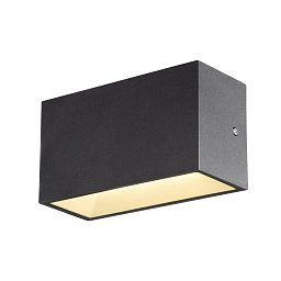SITRA M WL UP/DOWN venkovní LED nástěnné přisazené svítidlo antracit CCT switch 3000/4000 K - BIG WHITE (SLV) Obrázek pro produkt SITRA M WL UP/DOWN venkovní LED nástěnné přisazené svítidlo antracit CCT switch 3000/4000 K - BIG WHITE (SLV)