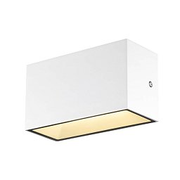 SITRA M WL UP/DOWN venkovní LED nástěnné přisazené svítidlo, bílé CCT switch 3000/4000 K - BIG WHITE (SLV) Obrázek pro produkt SITRA M WL UP/DOWN venkovní LED nástěnné přisazené svítidlo, bílé CCT switch 3000/4000 K - BIG WHITE (SLV)