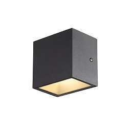 SITRA S WL SINGLE venkovní LED nástěnné přisazené svítidlo, antracit, CCT switch 3000/4000 K - BIG WHITE (SLV) Obrázek pro produkt SITRA S WL SINGLE venkovní LED nástěnné přisazené svítidlo, antracit, CCT switch 3000/4000 K - BIG WHITE (SLV)