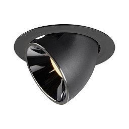 NUMINOS® GIMBLE XL zápustné stropní svítidlo černé/chrom 3000 K 40° - BIG WHITE (SLV) Obrázek pro produkt NUMINOS® GIMBLE XL zápustné stropní svítidlo černé/chrom 3000 K 40° - BIG WHITE (SLV)