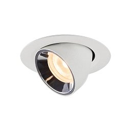 NUMINOS® GIMBLE XS zápustné stropní svítidlo bílé/chrom 2700 K 55° - BIG WHITE (SLV) Obrázek pro produkt NUMINOS® GIMBLE XS zápustné stropní svítidlo bílé/chrom 2700 K 55° - BIG WHITE (SLV)