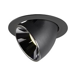 NUMINOS® GIMBLE XL zápustné stropní svítidlo černé/chrom 4000 K 55° - BIG WHITE (SLV) Obrázek pro produkt NUMINOS® GIMBLE XL zápustné stropní svítidlo černé/chrom 4000 K 55° - BIG WHITE (SLV)