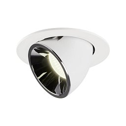 NUMINOS® GIMBLE L zápustné stropní svítidlo bílé/chrom 4000 K 40° - BIG WHITE (SLV) Obrázek pro produkt NUMINOS® GIMBLE L zápustné stropní svítidlo bílé/chrom 4000 K 40° - BIG WHITE (SLV)