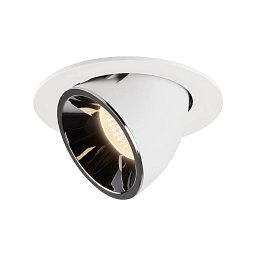 NUMINOS® GIMBLE L zápustné stropní svítidlo bílé/chrom 2700 K 55° - BIG WHITE (SLV) Obrázek pro produkt NUMINOS® GIMBLE L zápustné stropní svítidlo bílé/chrom 2700 K 55° - BIG WHITE (SLV)