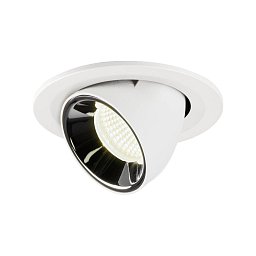 NUMINOS® GIMBLE S zápustné stropní svítidlo bílé/chrom 4000 K 55° - BIG WHITE (SLV) Obrázek pro produkt NUMINOS® GIMBLE S zápustné stropní svítidlo bílé/chrom 4000 K 55° - BIG WHITE (SLV)