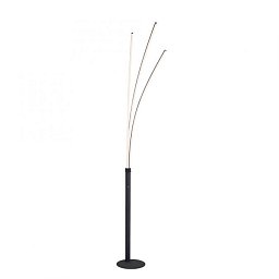 MAJA LED stojací svítidlo, černá, 3-ramenné, 18 W, 2200 lm 3000K - LEUCHTEN DIREKT / JUST LIGHT Obrázek pro produkt MAJA LED stojací svítidlo, černá, 3-ramenné, 18 W, 2200 lm 3000K - LEUCHTEN DIREKT / JUST LIGHT
