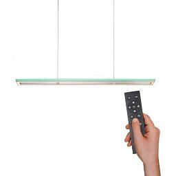 HELIX LED závěsné svítidlo, barva hliník, dálkový ovladač, RGB, CCT, paměť 2700-5000K - PAUL NEUHAUS Obrázek pro produkt HELIX LED závěsné svítidlo, barva hliník, dálkový ovladač, RGB, CCT, paměť 2700-5000K - PAUL NEUHAUS
