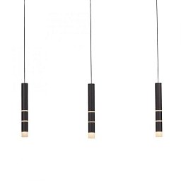 PURE-VEGA LED závěsné svítidlo 3-ramenné, černá, teplá bílá 3000K - PAUL NEUHAUS Obrázek pro produkt PURE-VEGA LED závěsné svítidlo 3-ramenné, černá, teplá bílá 3000K - PAUL NEUHAUS