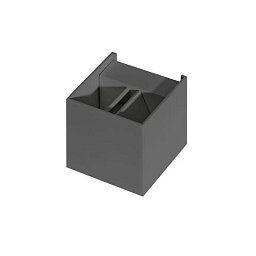 LED Venkovní nástěnné svítidlo Azzardo Gambino 1 dark grey AZ0957 6W 480lm 3000K IP44 10cm tmavě šedé - AZZARDO Obrázek pro produkt LED Venkovní nástěnné svítidlo Azzardo Gambino 1 dark grey AZ0957 6W 480lm 3000K IP44 10cm tmavě šedé - AZZARDO