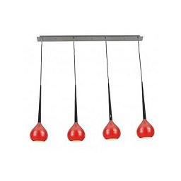 Aga 4 (red/black) - AZZARDO Obrázek pro produkt Aga 4 (red/black) - AZZARDO
