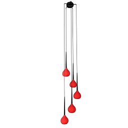Aga 5 (red/black) - AZZARDO Obrázek pro produkt Aga 5 (red/black) - AZZARDO