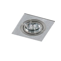 Stropní bodové zápustné svítidlo Azzardo Caro Square aluminium AZ2435 GU10 1x40W IP20 9,3cm hliníkové - AZZARDO Obrázek pro produkt Stropní bodové zápustné svítidlo Azzardo Caro Square aluminium AZ2435 GU10 1x40W IP20 9,3cm hliníkové - AZZARDO